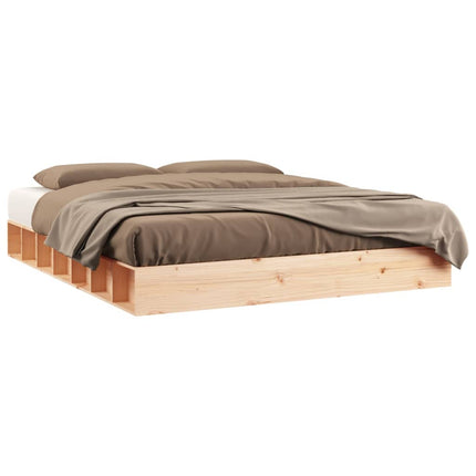 sengeramme 200x200 cm massivt træ