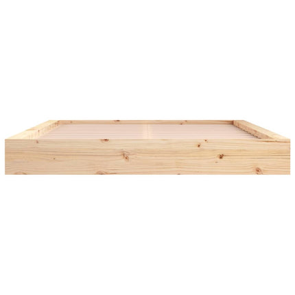 sengeramme 200x200 cm massivt træ