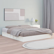sengeramme 180x200 cm Super King massivt træ hvid