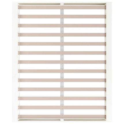 sengeramme 160x200 cm massivt træ hvid