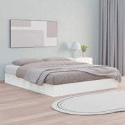 sengeramme 160x200 cm massivt træ hvid