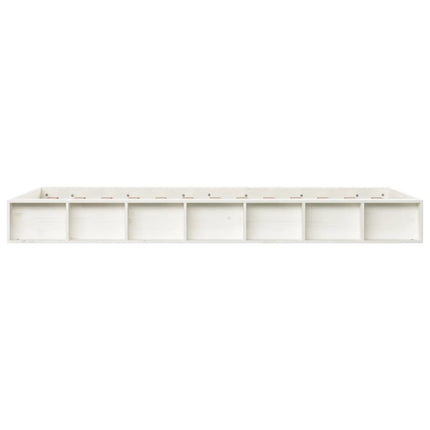 sengeramme 90x200 cm massivt træ hvid