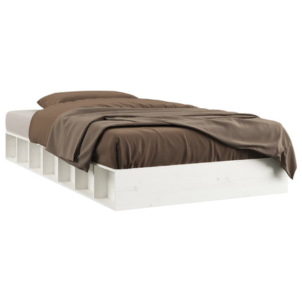 sengeramme 75x190 cm Small Single massivt træ hvid