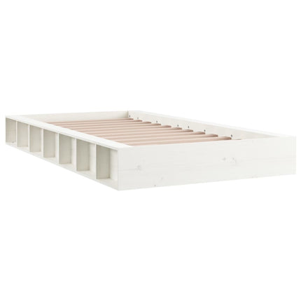 sengeramme 75x190 cm Small Single massivt træ hvid