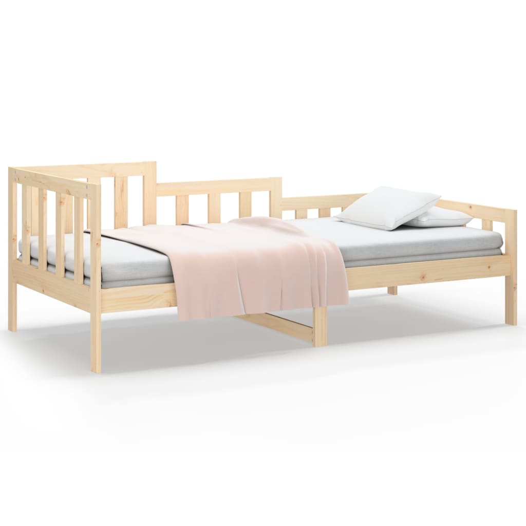 daybed uden madras 80x200 cm massivt fyrretræ