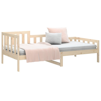 daybed uden madras 90x200 cm massivt fyrretræ