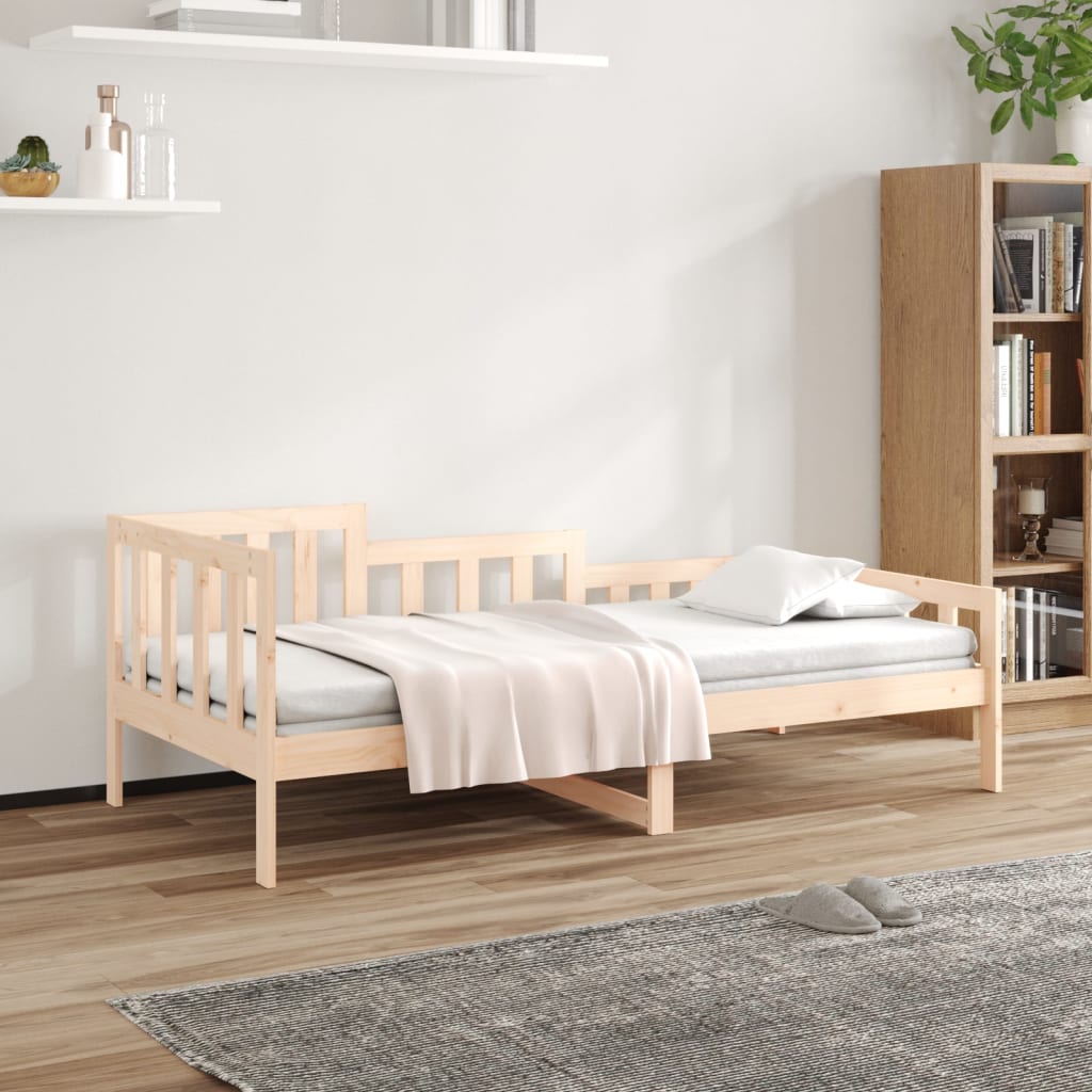 daybed uden madras 90x200 cm massivt fyrretræ
