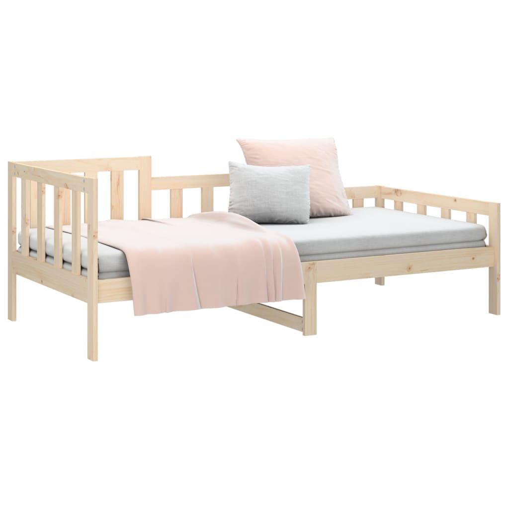 daybed uden madras 90x190 cm massivt fyrretræ