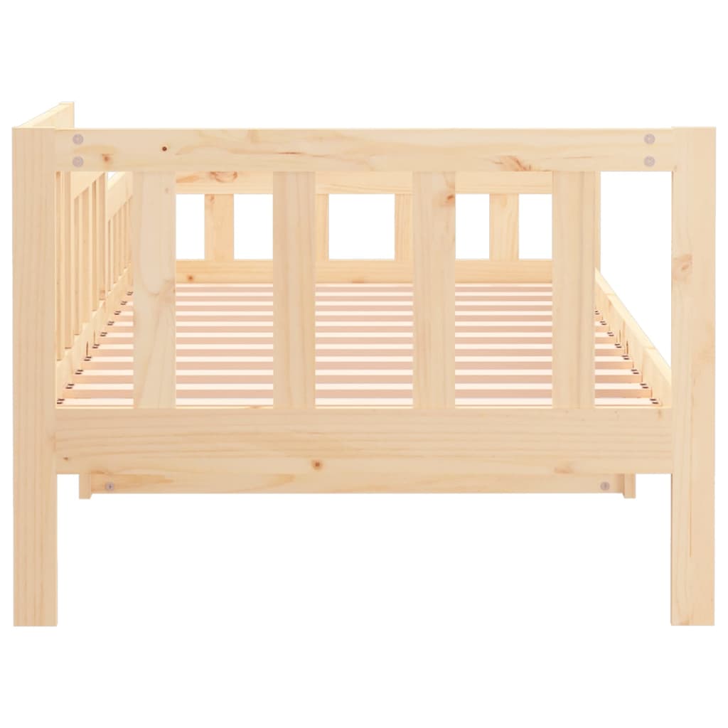 daybed uden madras 90x190 cm massivt fyrretræ