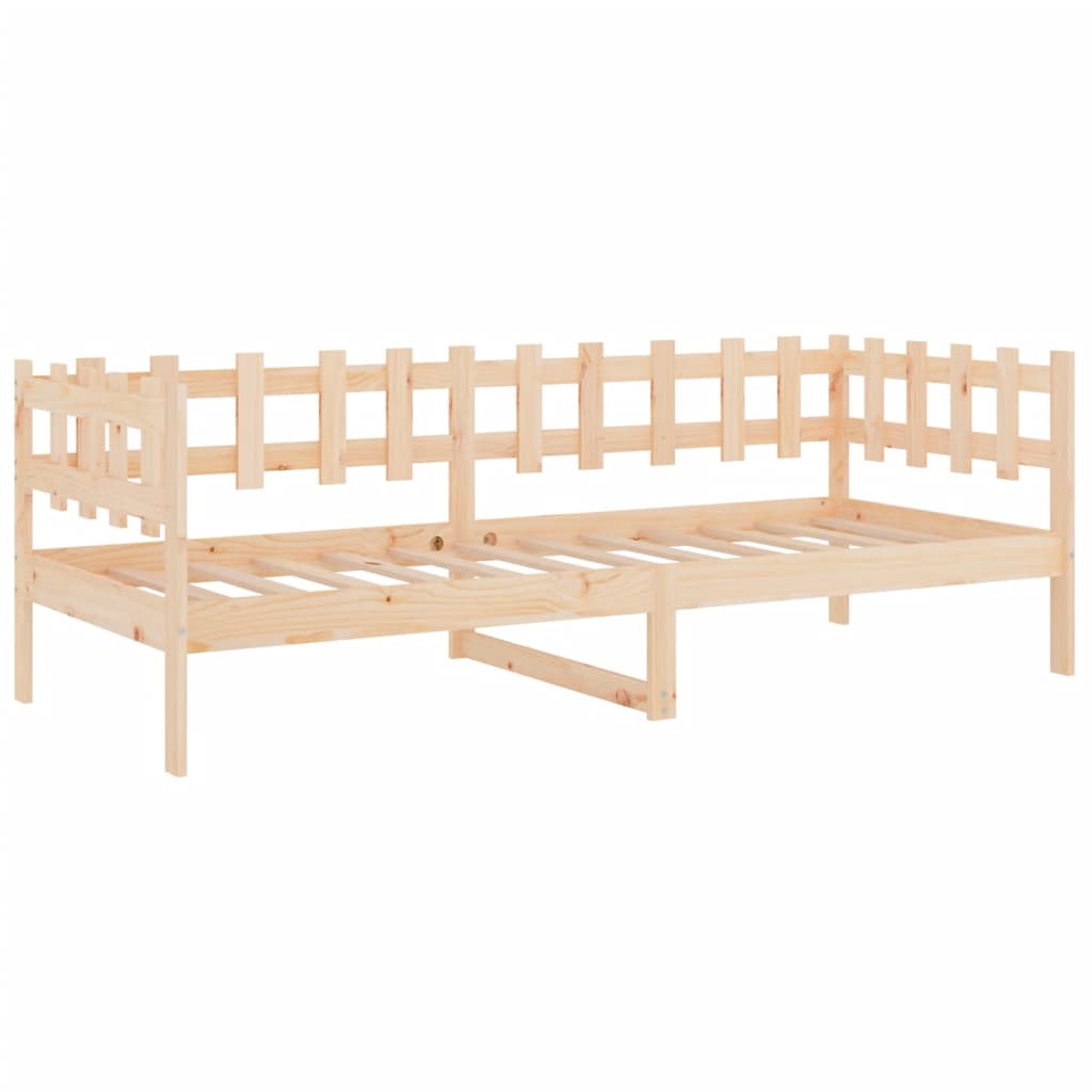 daybed uden madras 90x200 cm massivt fyrretræ