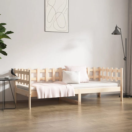 daybed uden madras 90x190 cm massivt fyrretræ