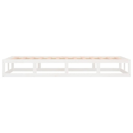 sengeramme 100x200 cm massivt træ hvid