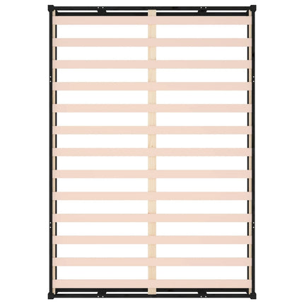 sengeramme 160x200 cm massivt træ sort