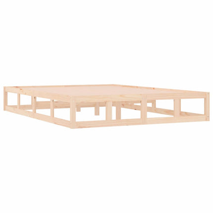 sengeramme 200x200 cm massivt træ