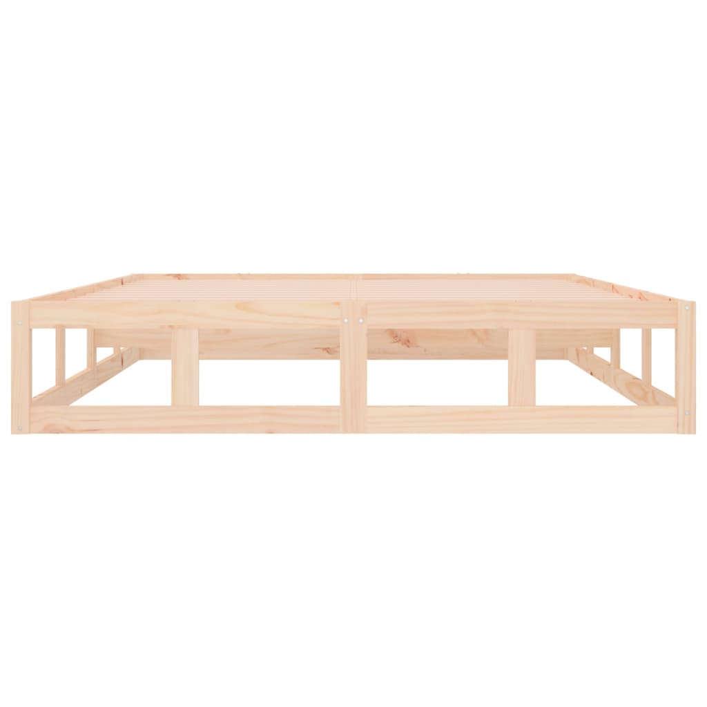 sengeramme 200x200 cm massivt træ