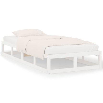 sengeramme 75x190 cm Small Single massivt træ hvid