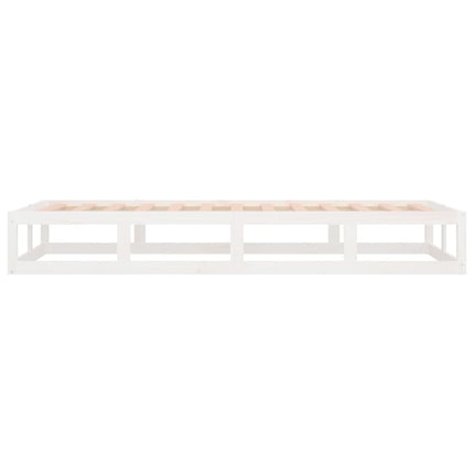 sengeramme 75x190 cm Small Single massivt træ hvid