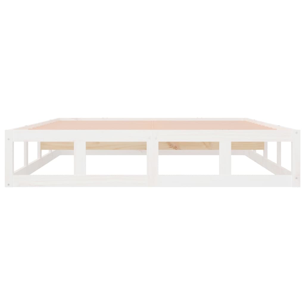 sengeramme 120x190 cm Small Double massivt træ hvid