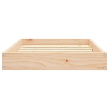 hundeseng 71,5x54x9 cm massivt fyrretræ