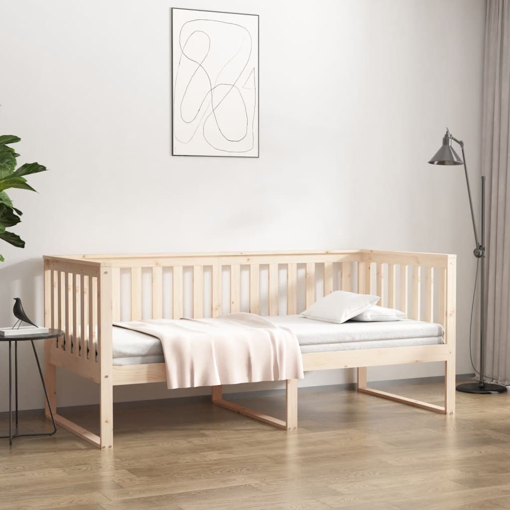 vidaXL daybed uden madras 90x200 cm massivt fyrretræ