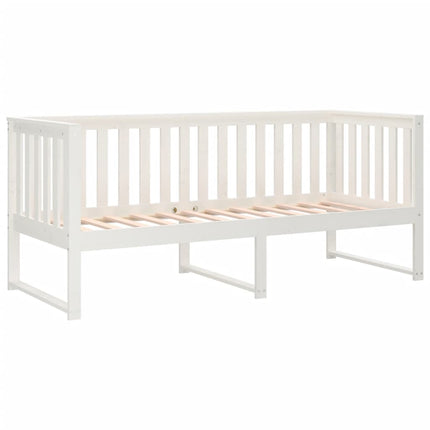 daybed uden madras 80x200 cm massivt fyrretræ hvid