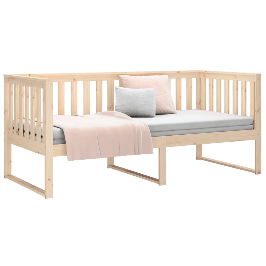 daybed uden madras 90x190 cm massivt fyrretræ