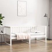 daybed uden madras 90x190 cm massivt fyrretræ hvid