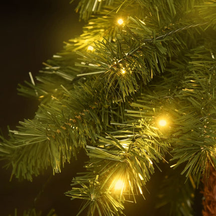 juletræ med LED-lys 150 cm