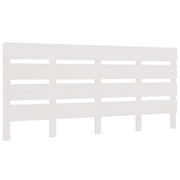 sengegærde 120x3x80 cm massivt fyrretræ hvid