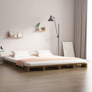 palleseng 120x200 cm massivt fyrretræ gyldenbrun