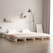 palleseng 160x200 cm massivt fyrretræ