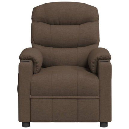 massagestol stof brun