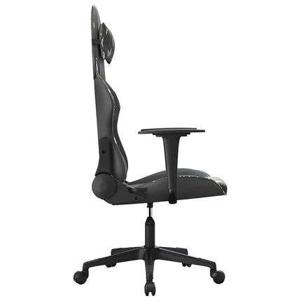 gamingstol m. massagefunktion kunstlæder sort og camouflage