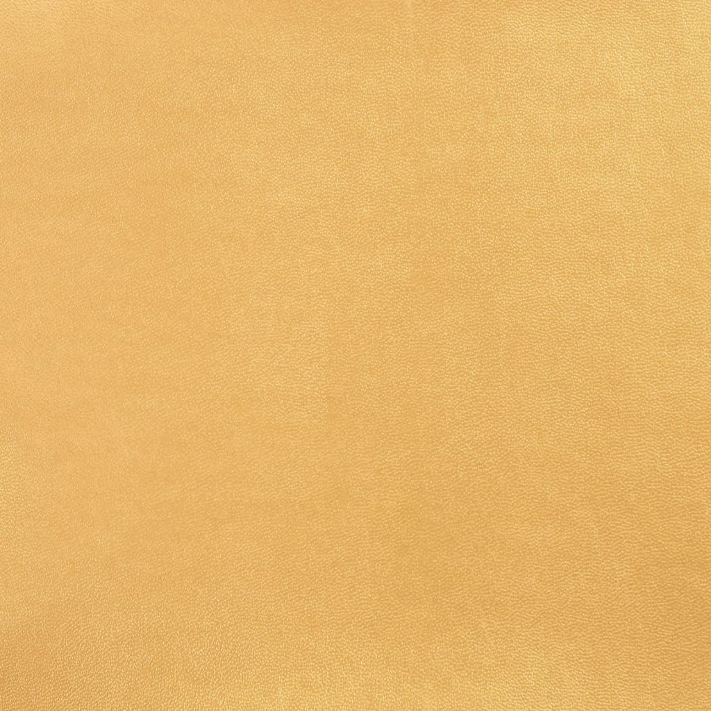 gamingstol m. massagefunktion kunstlæder sort guldfarvet