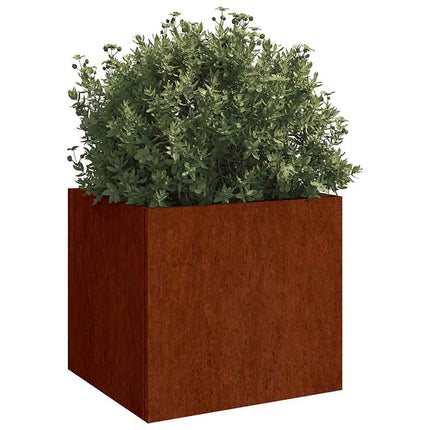 plantekasse 32x30x29 cm cortenstål