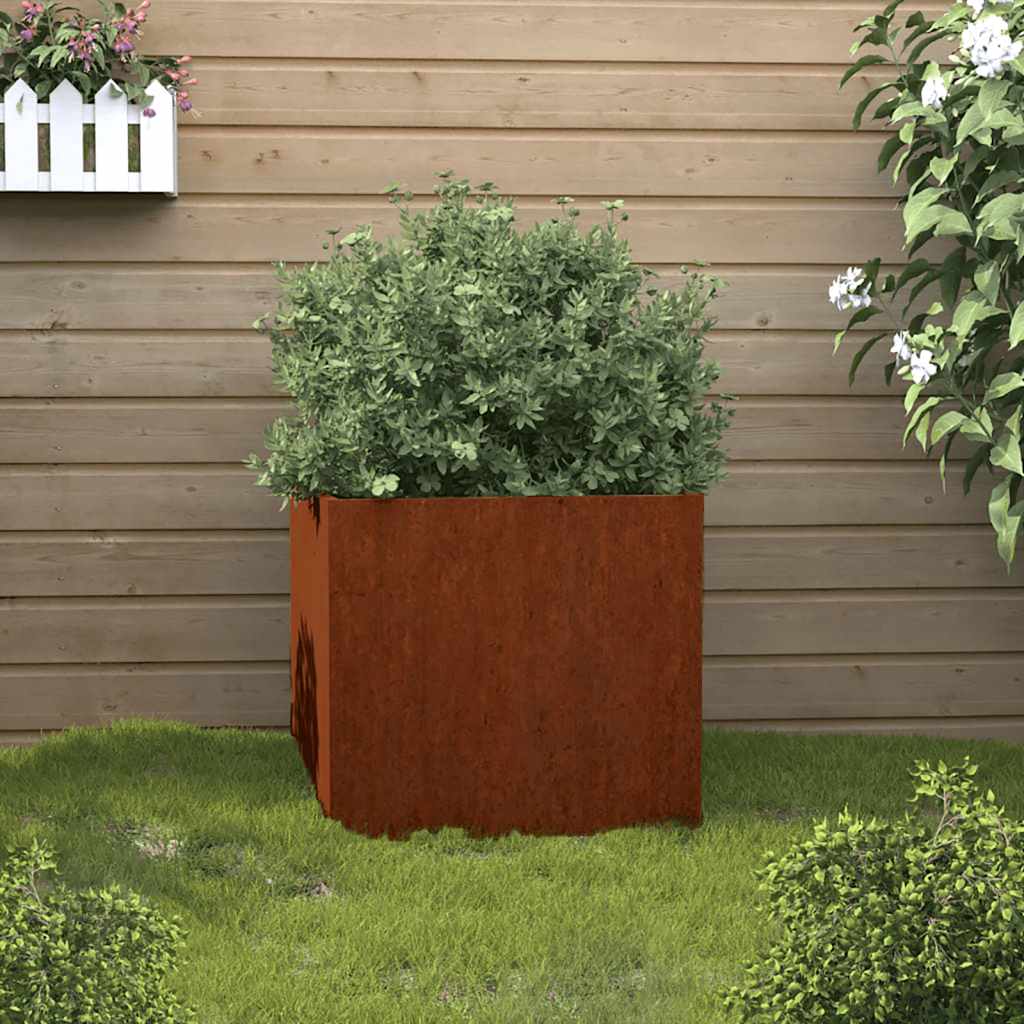 plantekasse 42x40x39 cm cortenstål