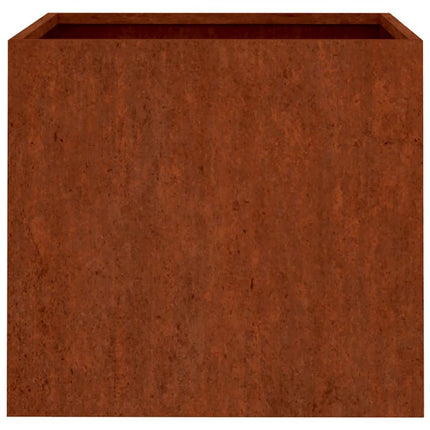 plantekasser 2 stk. 49x47x46 cm cortenstål