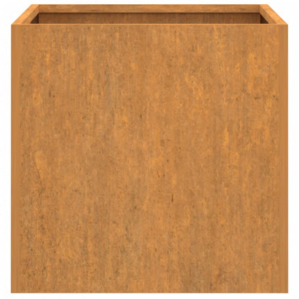 plantekasser 2 stk. 49x47x46 cm cortenstål