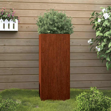 plantekasse 32x29x75 cm cortenstål