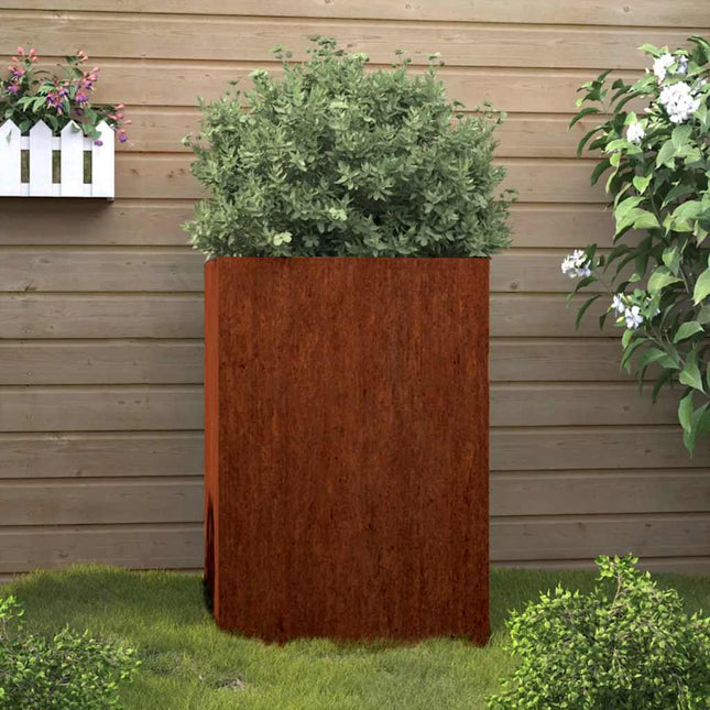plantekasse 42x38x75 cm cortenstål
