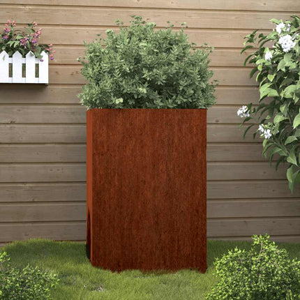 plantekasse 52x48x75 cm cortenstål