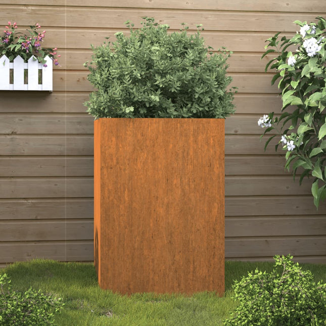 plantekasse 52x48x75 cm cortenstål