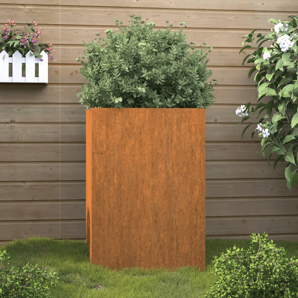 plantekasse 52x48x75 cm cortenstål