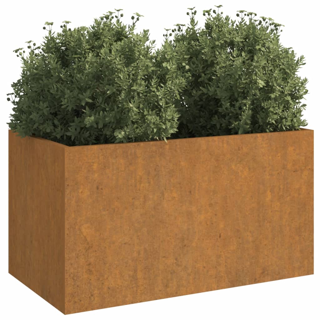 plantekasse 62x30x29 cm cortenstål