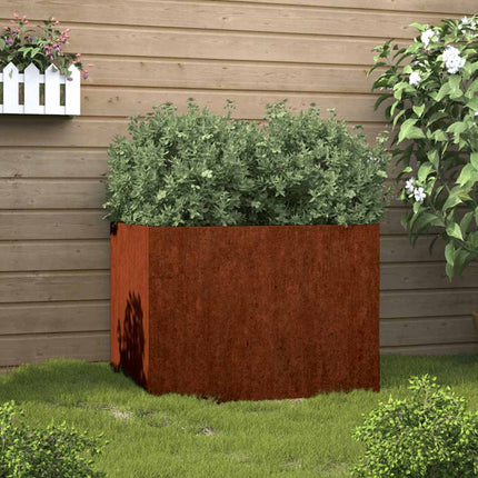 plantekasse 62x47x46 cm cortenstål