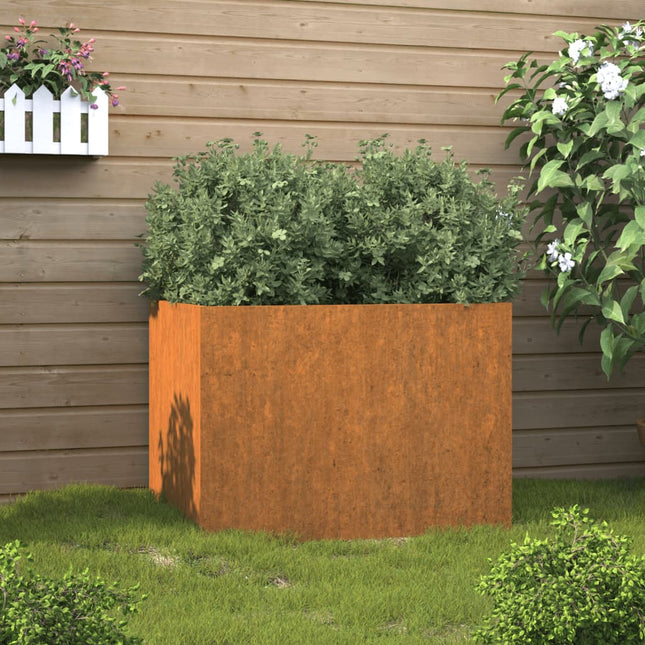plantekasse 62x47x46 cm cortenstål