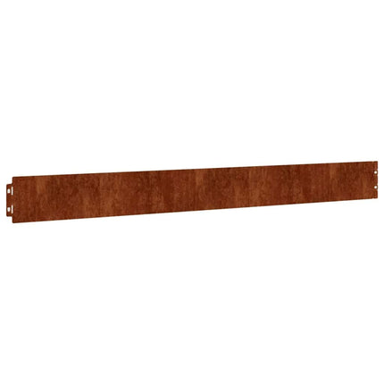 Plænekant 10 pcs 10 x 103 cm Cortenstål Rusten