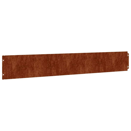 plænekanter 50 stk. 15x103 cm fleksibel cortenstål