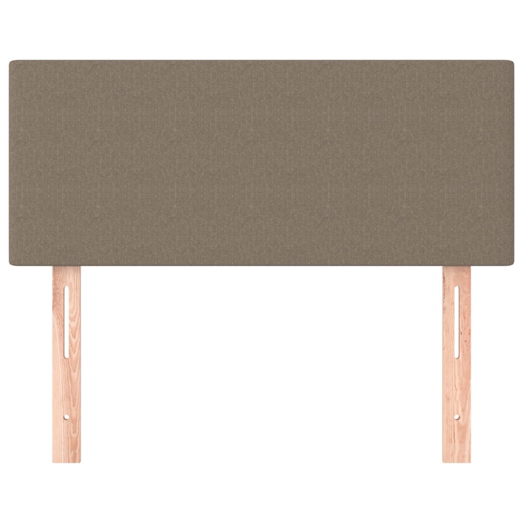 sengegavl 80x5x78/88 cm stof gråbrun