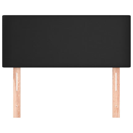 sengegavl 100x5x78/88 cm kunstlæder sort